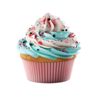 ai generato cupcake, Cupcake png, Cupcake con trasparente sfondo png