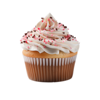 ai generiert Cupcake, Cupcake png, Cupcake mit transparent Hintergrund png