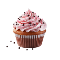 ai generato cupcake, Cupcake png, Cupcake con trasparente sfondo png