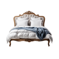 ai gegenereerd bed, transparant achtergrond png