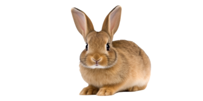 AI generated Cute Bunnies mammal animal rodenton transparent background png