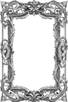 drake gräns ram png transparent bakgrund