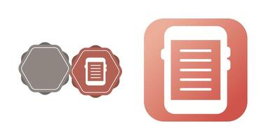 E-reader Vector Icon