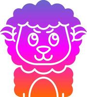 Envy Glyph Gradient Icon vector