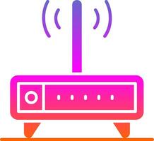 Modem Glyph Gradient Icon vector