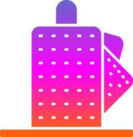 Kitchen Roll Glyph Gradient Icon vector