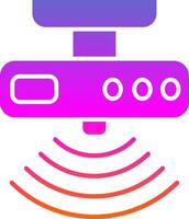 Motion sensor Glyph Gradient Icon vector