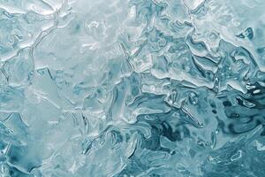 AI generated Close up of cracked ice texture. photo