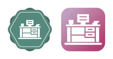 Office Desk Vector Icon