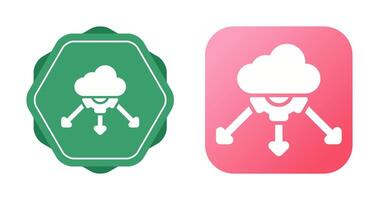 Network Load Balancing Vector Icon