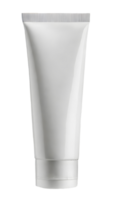 blanco el plastico tubo Bosquejo para productos cosméticos con gorra png