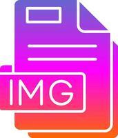 Img Glyph Gradient Icon vector