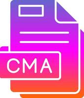 Cma Glyph Gradient Icon vector