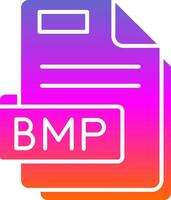 Bmp Glyph Gradient Icon vector