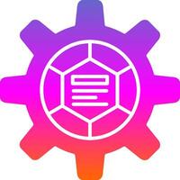 Infographic elements Glyph Gradient Icon vector