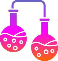 Experiment Glyph Gradient Icon vector