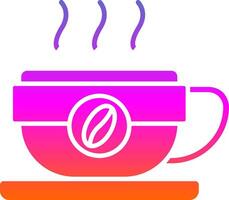 Coffee mug Glyph Gradient Icon vector