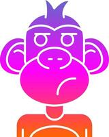 Liar Glyph Gradient Icon vector