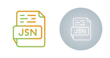 json vector icono