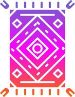 Rug Glyph Gradient Icon vector