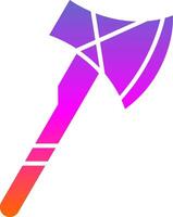 Axe Glyph Gradient Icon vector
