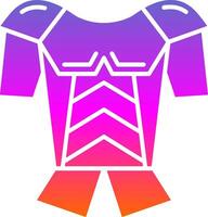 Armor Glyph Gradient Icon vector