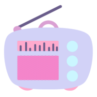 Radio Day Illustration Element Sticker png