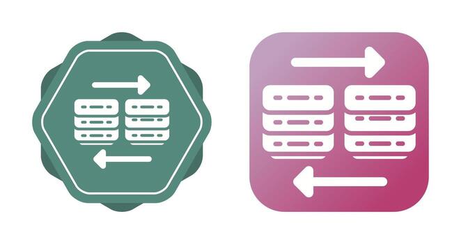 nube migración vector icono