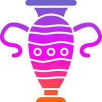 Vase Glyph Gradient Icon vector