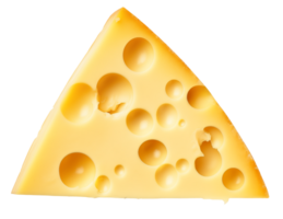 ai generiert Käse isoliert auf ein transparent Hintergrund png