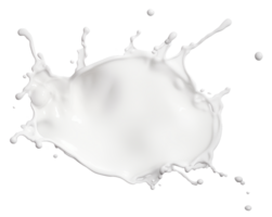 ai generiert Spritzen Milch isoliert auf ein transparent Hintergrund png