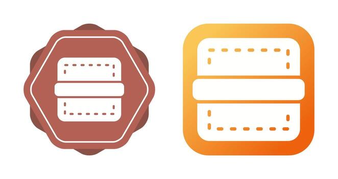 icono de vector de borde