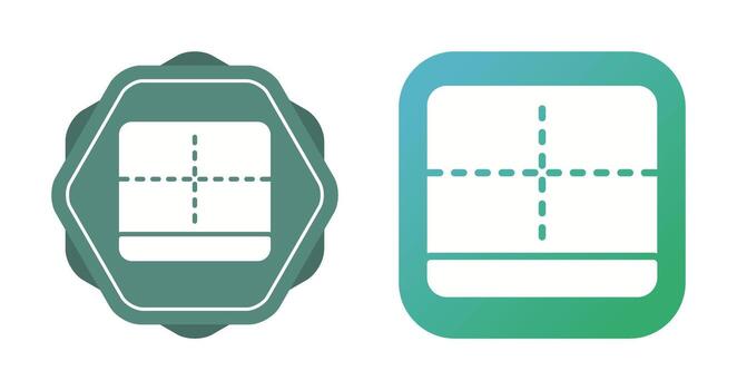 icono de vector de borde