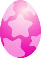 The easter egg multi color for holiday concept. png