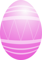 The easter egg multi color for holiday concept. png