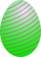 The easter egg multi color for holiday concept. png