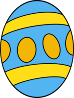 The easter egg drawing  image for holiday concept. png