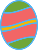das Ostern Ei multi Farbe zum Urlaub Konzept. png