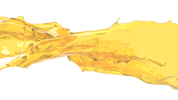 The Gold oil splash for spa or health concept 3d rendering. png