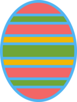 il Pasqua uovo Multi colore per vacanza concetto. png