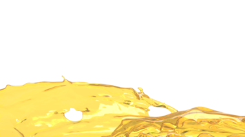 il oro olio spruzzo per terme o Salute concetto 3d resa. png