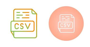 CSV Vector Icon
