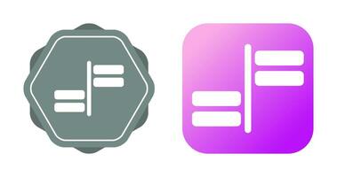 Horizontal Alignment Vector Icon