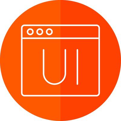 Ui Line Red Circle Icon