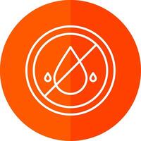 Embargo Line Red Circle Icon vector
