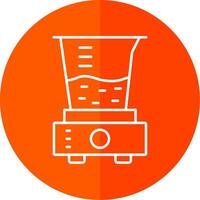 Juicer Line Red Circle Icon vector