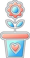 Flower Pot Vector Icon