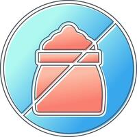 No Sugar Vector Icon