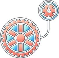 Pressure Gauge Vector Icon