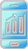 Mobile Analytics Vector Icon